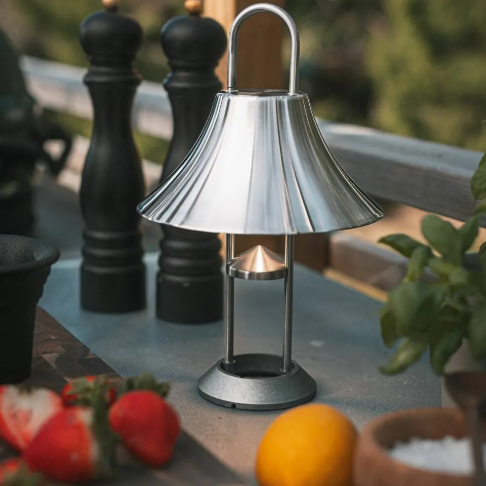 Mousqueton Portable bordslampa, steel