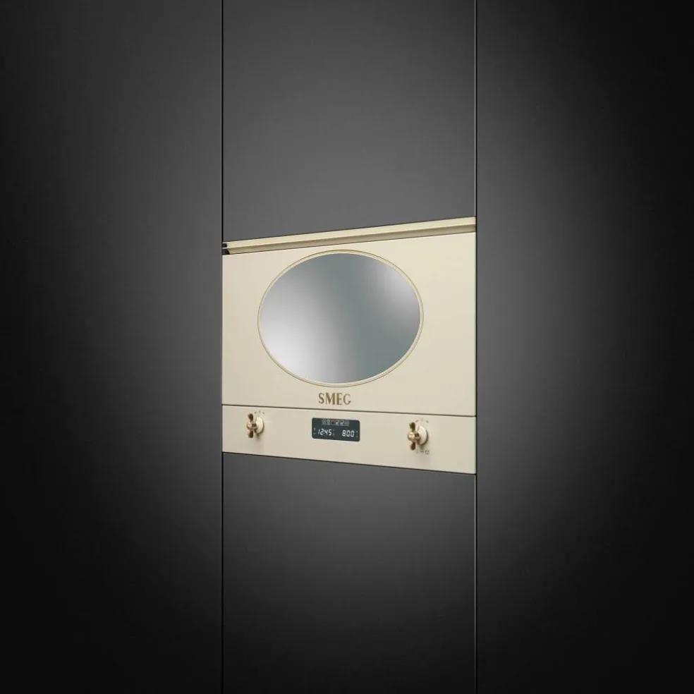 MP822PO integrerad mikrovågsugn, creme
