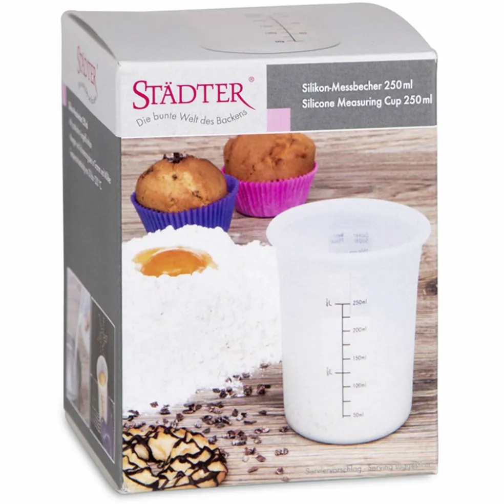 Måttbägare i silikon 250 ml