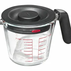 Måttbägare med lock 0,5 liter, glas