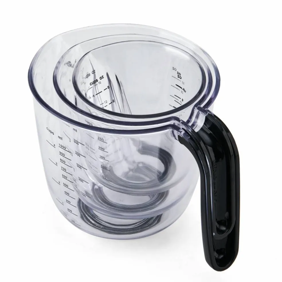 Måttkannor 3-pack, mattsvart