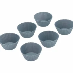 Muffinsform 6-pack, 7x3 cm, indigo