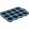 Muffinsform 12 st, 33x24x4 cm, indigo