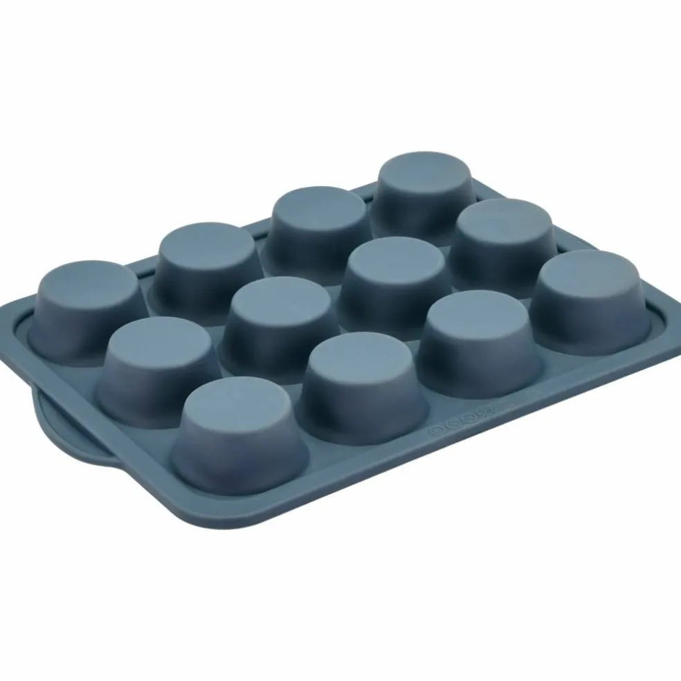 Muffinsform 12 st, 33x24x4 cm, indigo