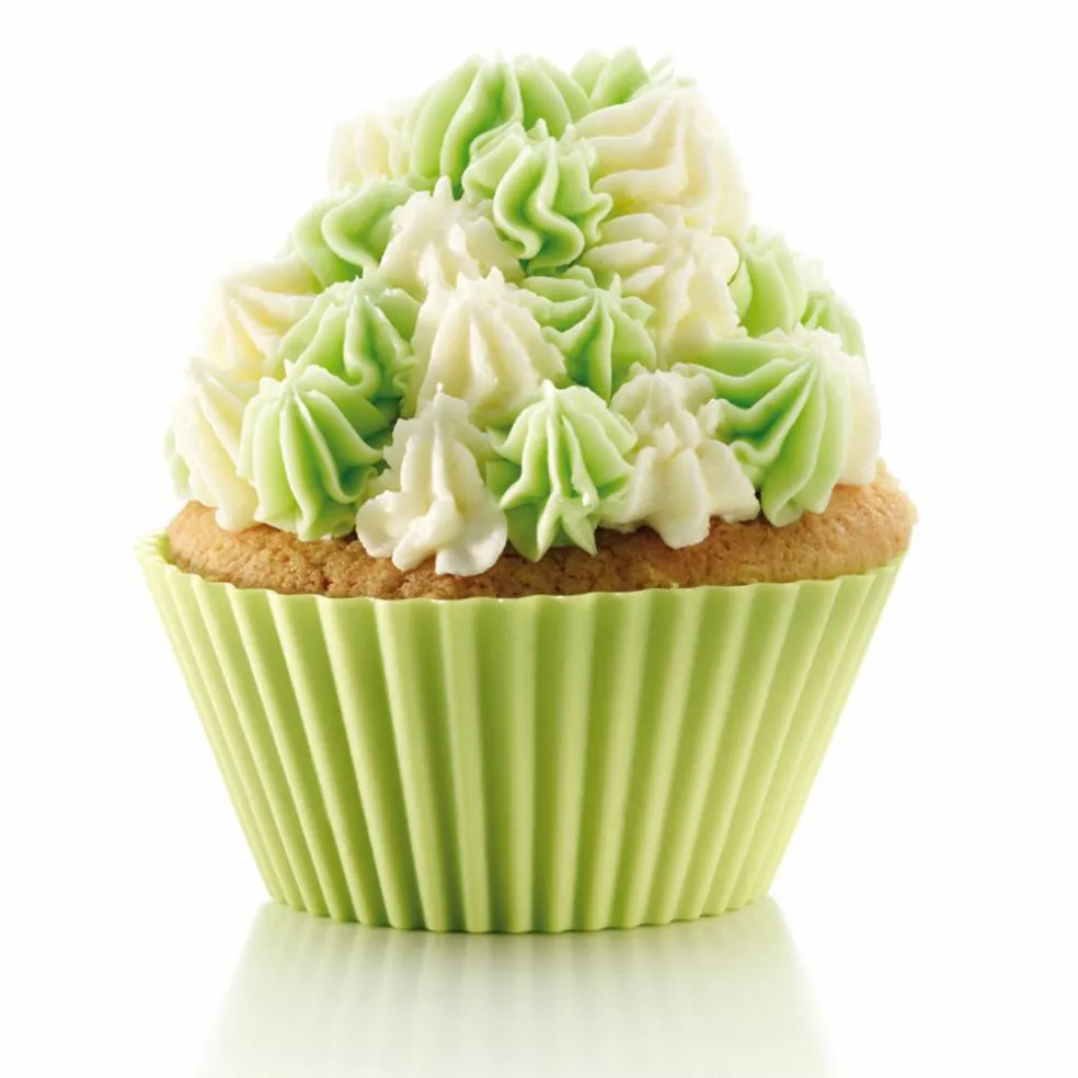 Muffins silikonformar 6 st 7 cm, mixat