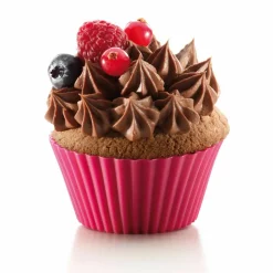 Muffins silikonformar 6 st 7 cm, mixat