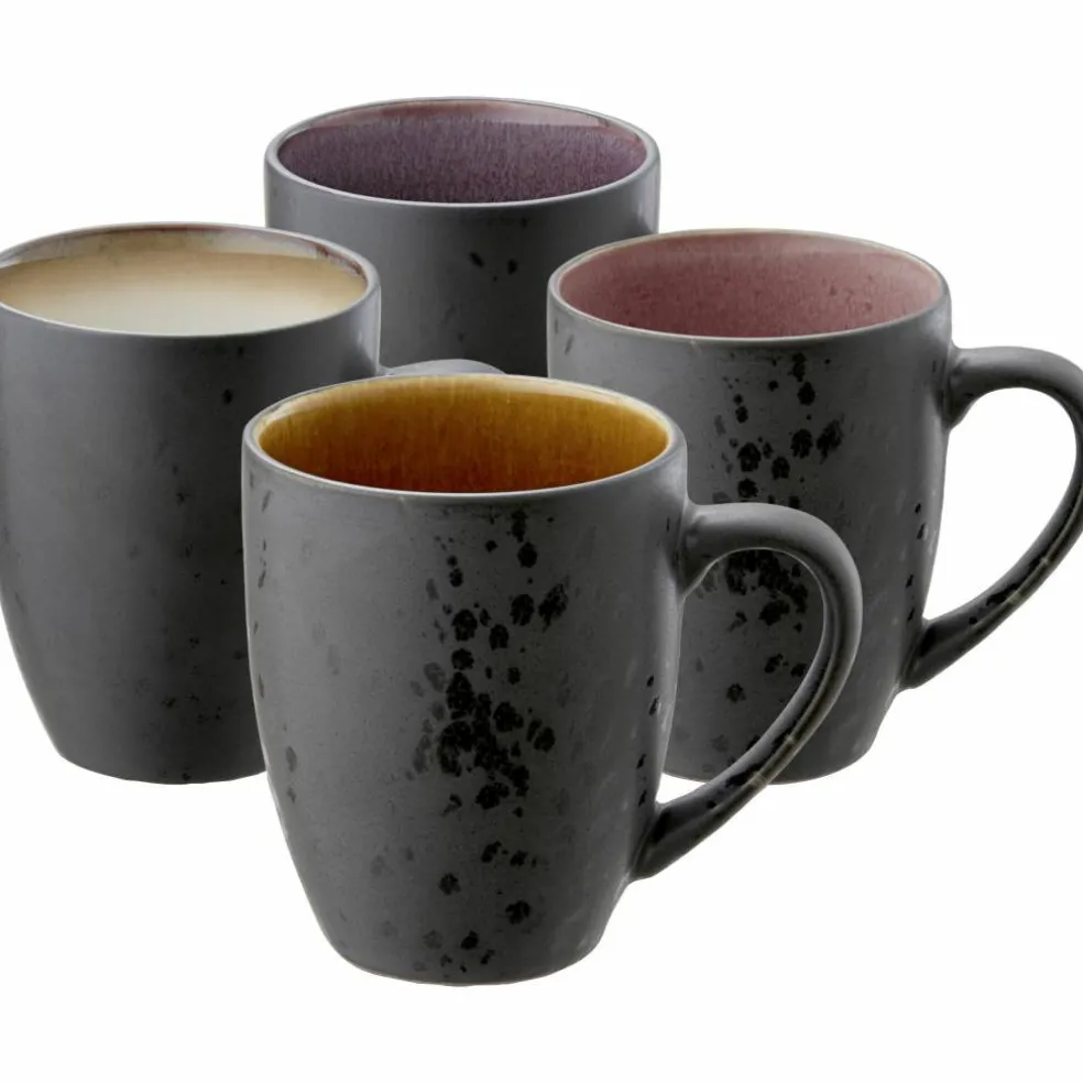 Mugg 30 cl Svart Ljus 4 st