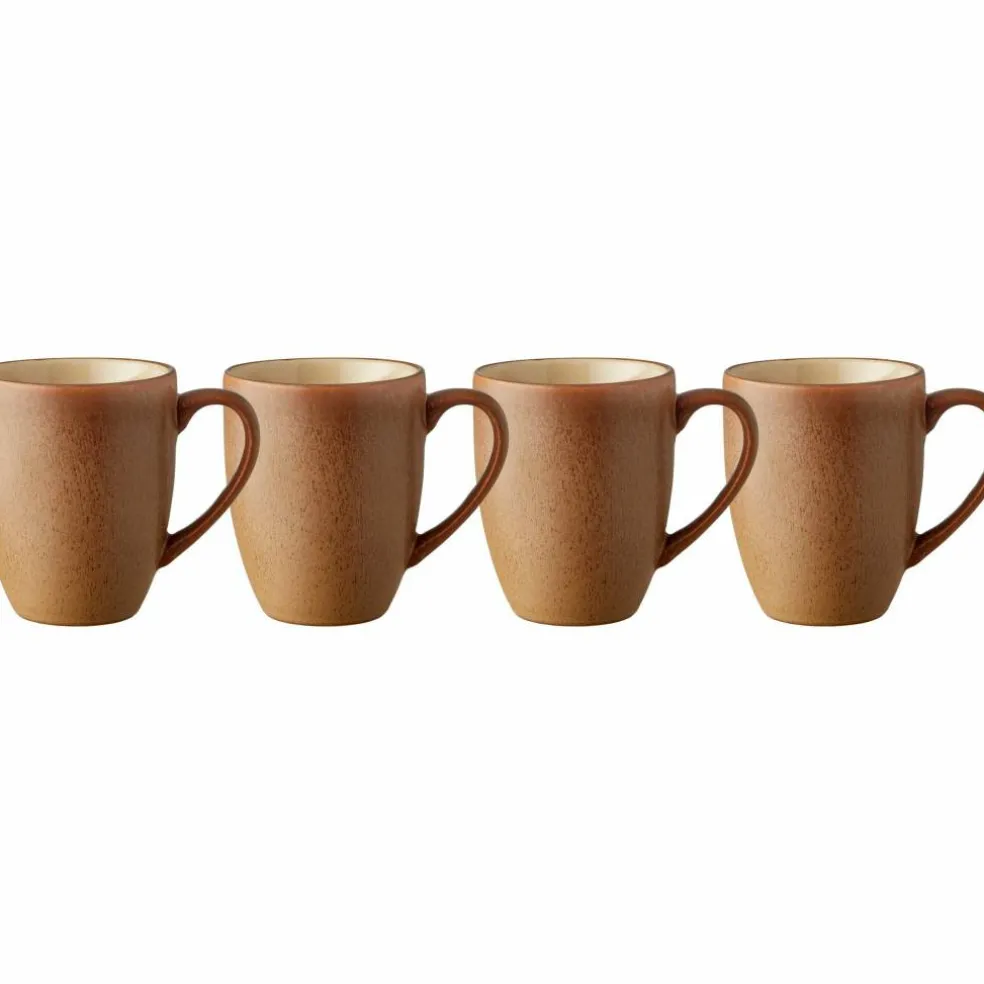 Mugg med handtag 30 cl 4-pack, wood/sand