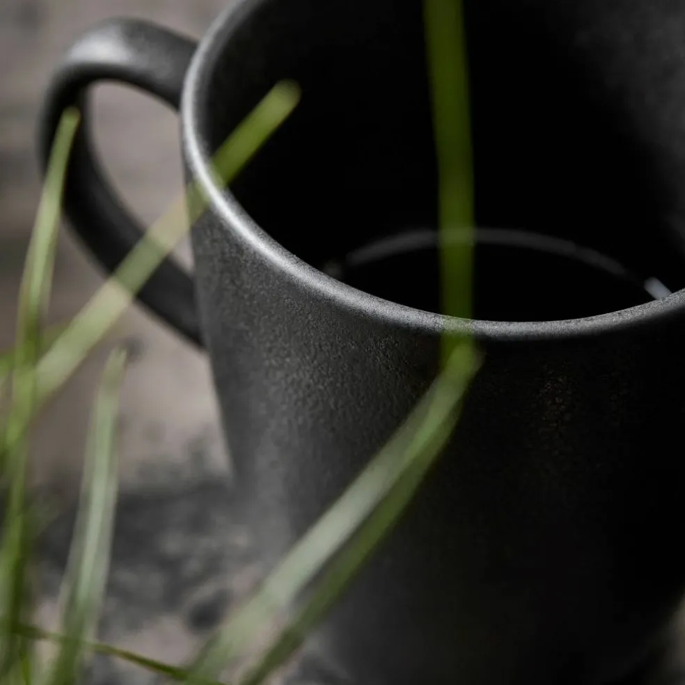 Mugg med öra, 35 cl, titanium black