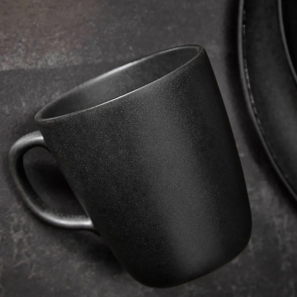 Mugg med öra, 35 cl, titanium black