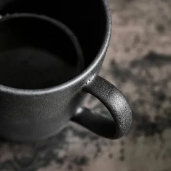 Mugg med öra, 35 cl, titanium black