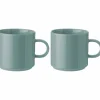 Mugg 2-pack, 0,2 liter, dusty green