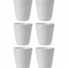 Mugg 6 st Metallic Brown