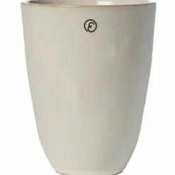 Mugg utan öra 11,5 cm, naturvit