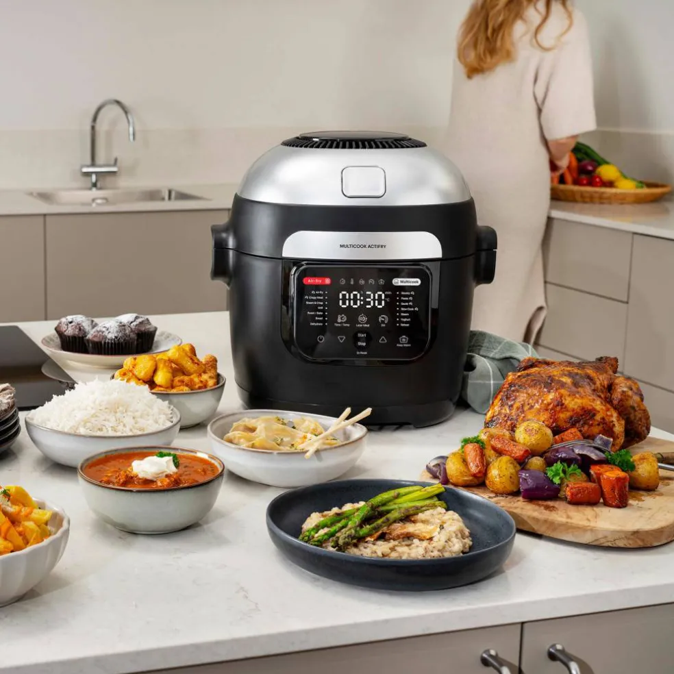 Multicook Actifry Multicooker 6 liter, svart