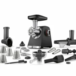 Multipower Series 6 MFWS682B köttkvarn, svart/silver