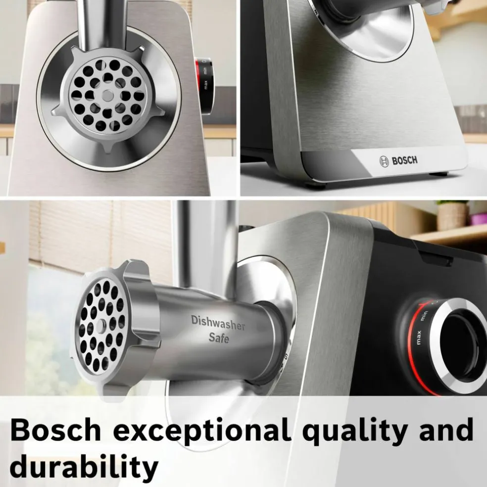 Multipower Series 8 MFWS860M köttkvarn + extra tillbehör, rostfritt stål