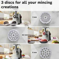 Multipower Series 8 MFWS820M köttkvarn, rostfritt stål