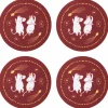 Mumin Festliga Stunder Glasunderlägg 9 cm 4-pack