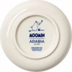 Mumin Haru Mårran skål 12 cm, blå/vit