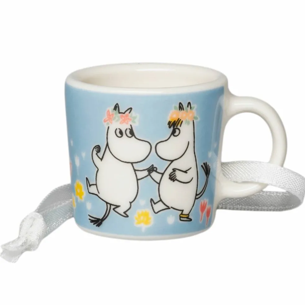 Mumin Mumintrollet Haru minimugg, blå/vit