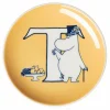 Mumin R assiett 10,5 cm, gul