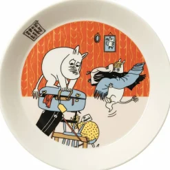 Mumin Sommardans assiett 19 cm, flerfärgad