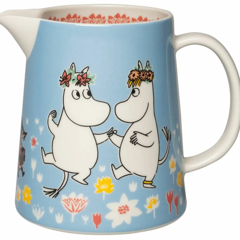 Mumin Sommardans kanna 1 liter, flerfärgad