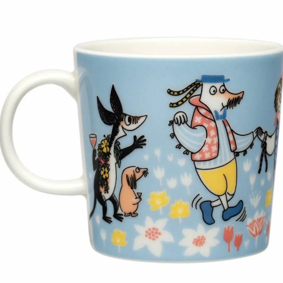 Mumin Sommardans mugg 0,3 liter, flerfärgad