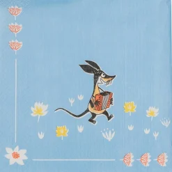 Mumin Sommardans pappersservetter 33 cm, flerfärgad