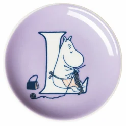 Mumin V assiett 10,5 cm, grön