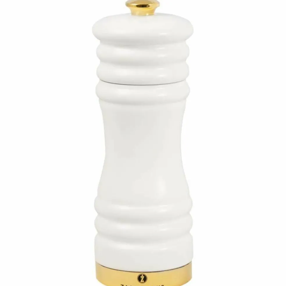 Munchen kvarn Mattvit/Guld 15 cm