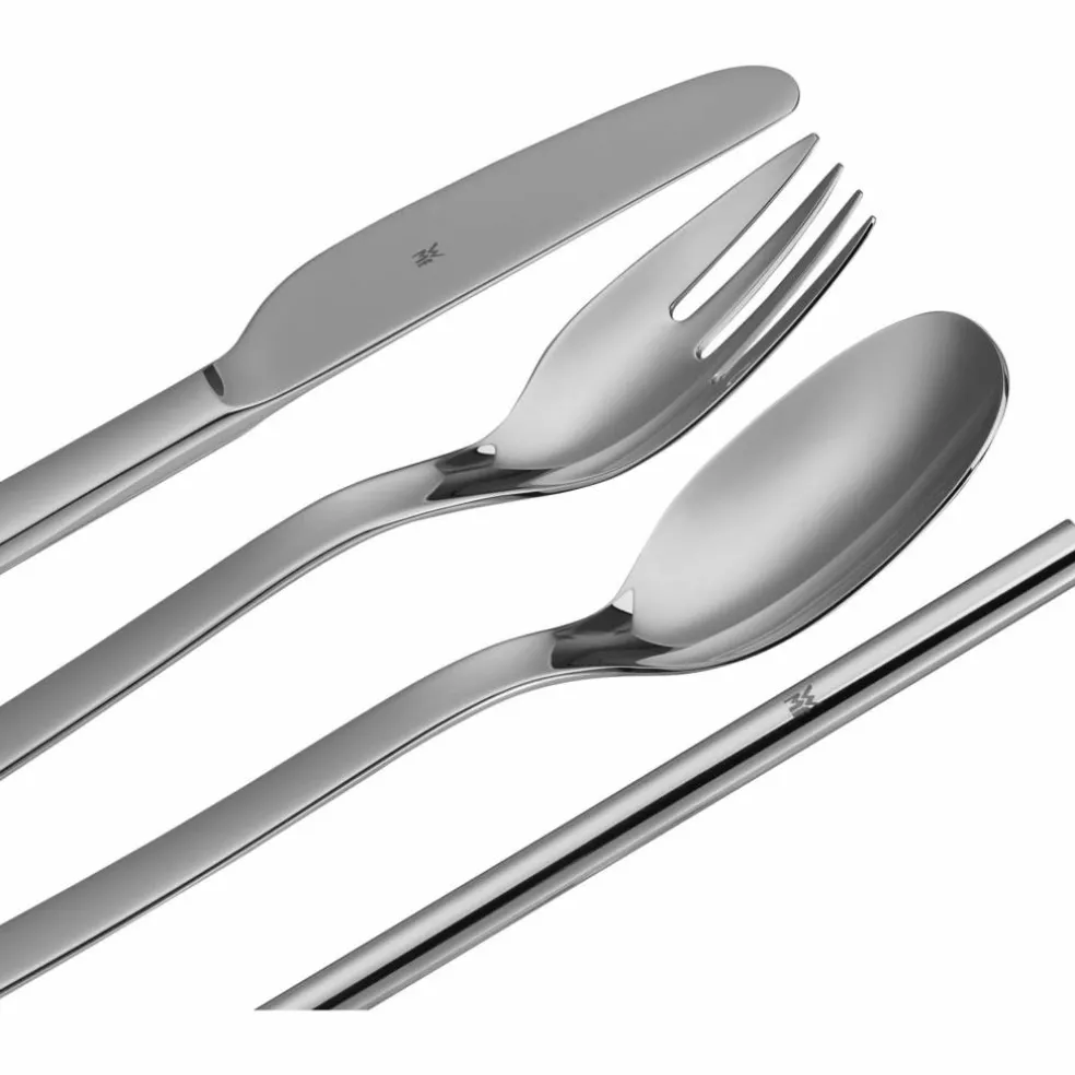 My2Go picnicset, blankt stål, 8 delar