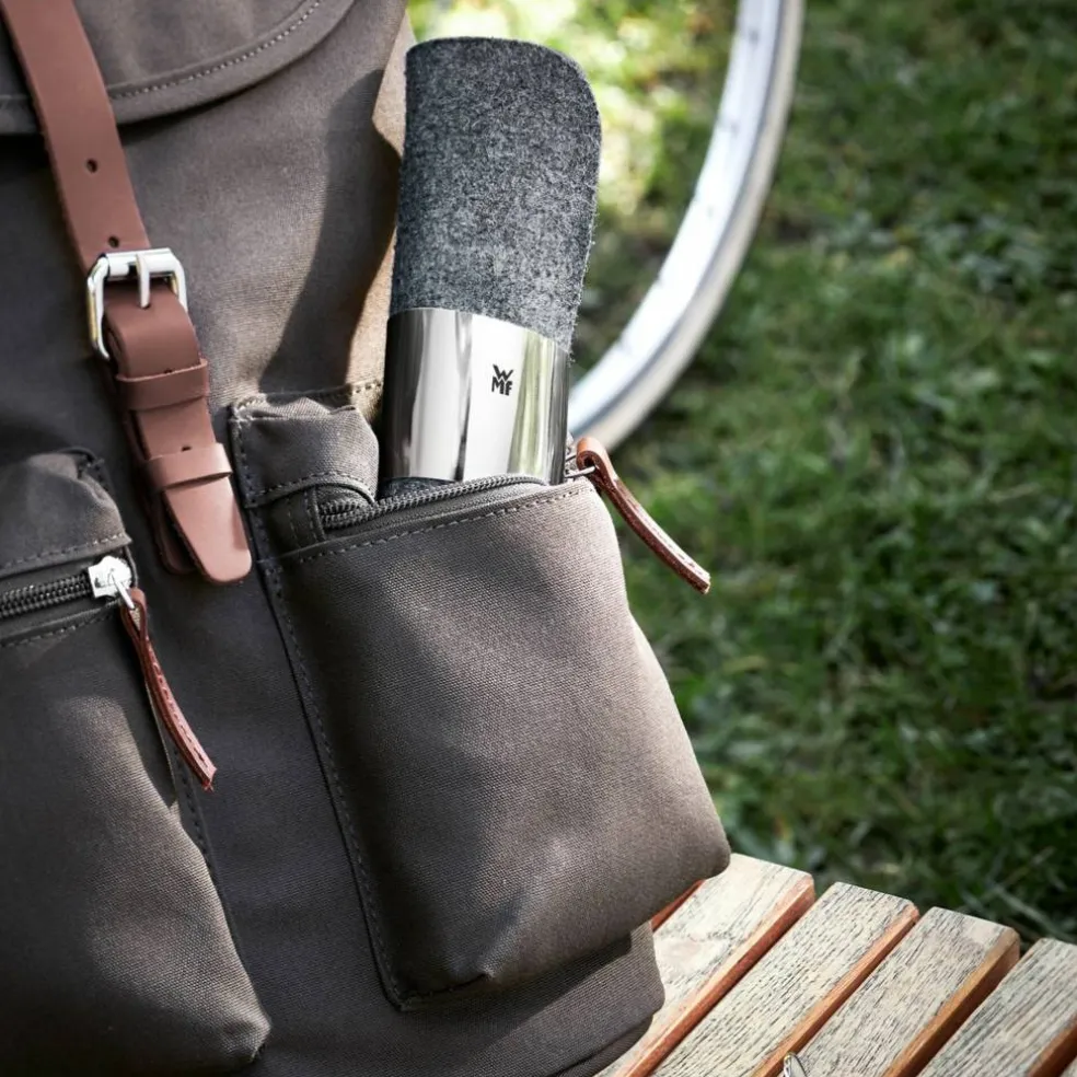 My2Go picnicset, blankt stål, 8 delar