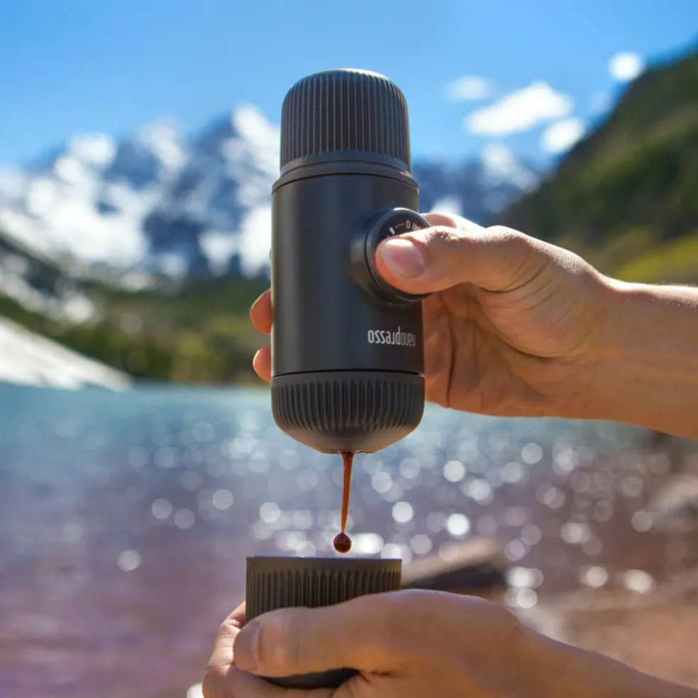 Nanopresso espressobryggare, grå