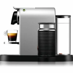 Nespresso by SEC 660 CitiZ & Milk kapselmaskin med mjölkskummare, silver