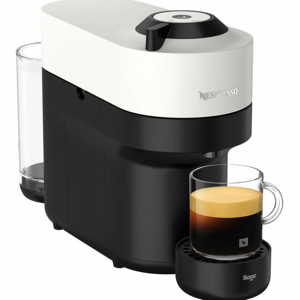 Nespresso by SNV 120 Vertuo Pop kapselmaskin, vit