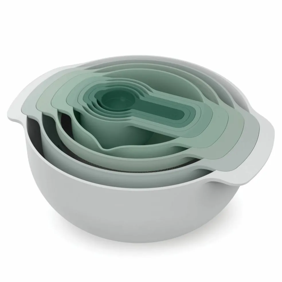 Nest™ Sage skålset 9 delar, ljusgrön