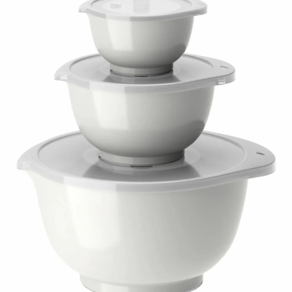 NEW Margrethe skålset 0,25 + 0,75 + 3 liter, white