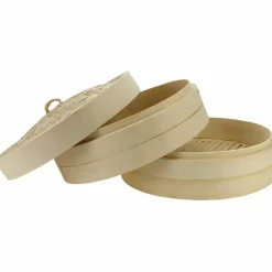 Ångkokare bambu 20 cm, 2 lager med lock