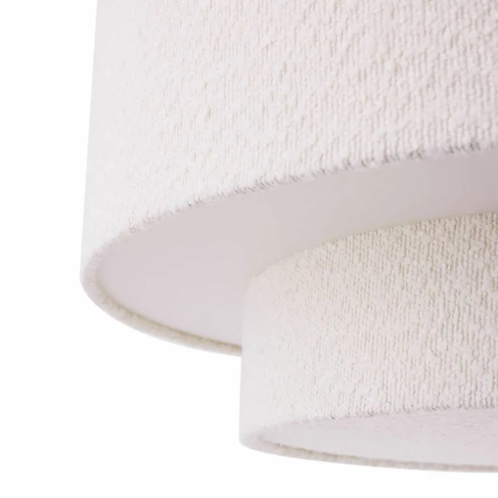Noah Bouclé pendellampa 50 cm, vit