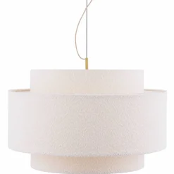 Noah Bouclé pendellampa 70 cm, vit