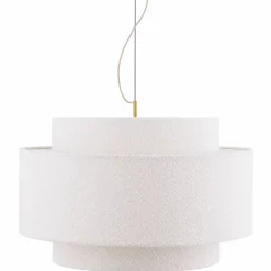 Noah Bouclé pendellampa 70 cm, vit