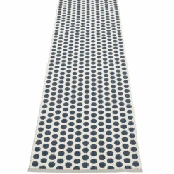 Noa matta 70 cm x 250 cm, dark blue/vanilla