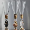 Nobel The Sparkling devil champagneglas 19 cl., Mörkgrå