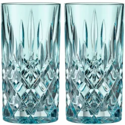 Noblesse longdrinkglas 2-pack, aqua