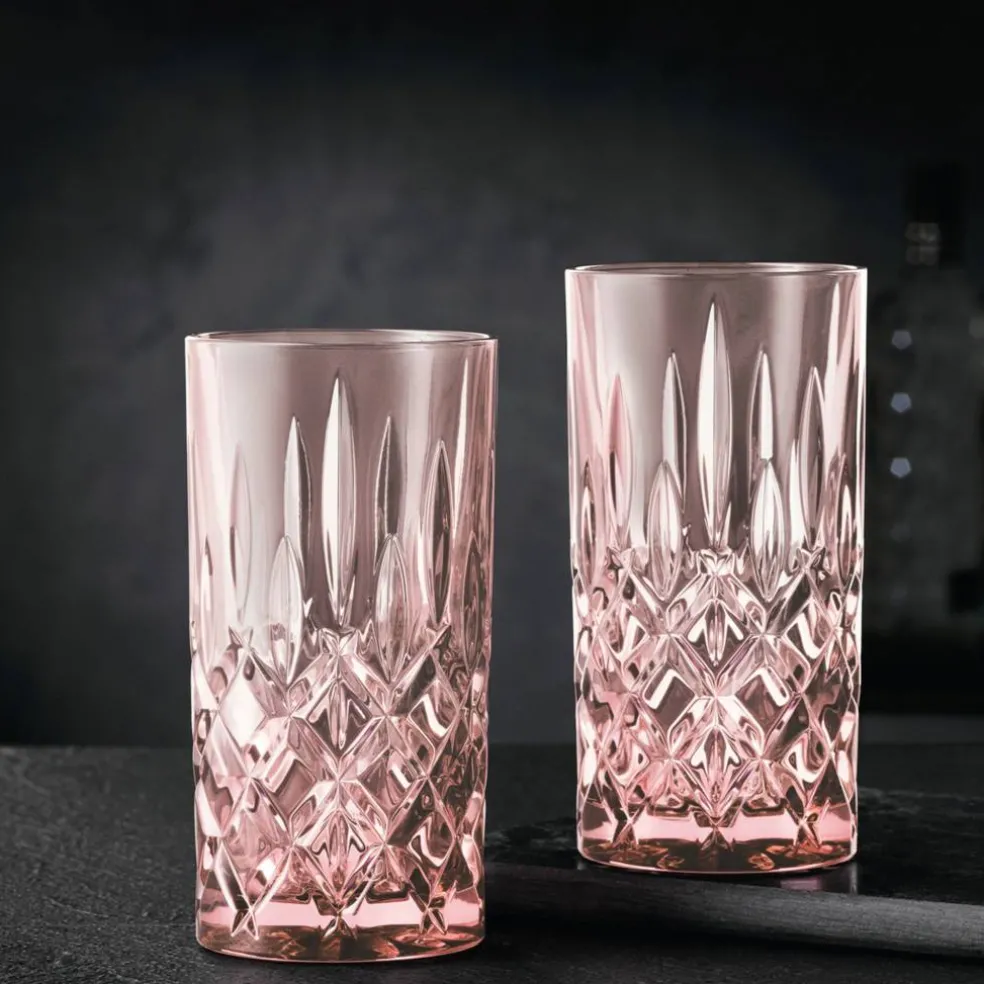 Noblesse longdrinkglas 2-pack, rosé