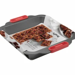 Nonstick kvadratisk bakform 20 cm, grå