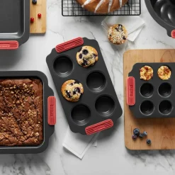 Nonstick minimuffins 12 st, grå