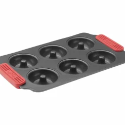 Nonstick munkform 6 st, grå